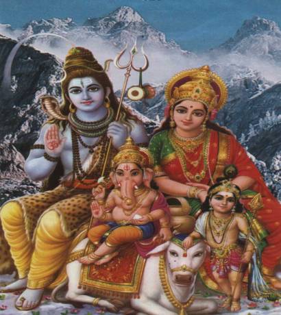 Shiva-parvati-ganesh-karthikeya